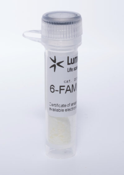 FAM amidites và chất hỗ trợ: Fluorescein photphoramidites và chất hỗ trợ được sử dụng để biến đổi đầu 3'- và bên trong đầu 5' của oligonucleotide