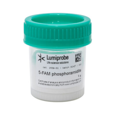 Fluorescein photphoramidites và chất hỗ trợ được sử dụng để biến đổi đầu 3'- và bên trong đầu 5' của oligonucleotide.