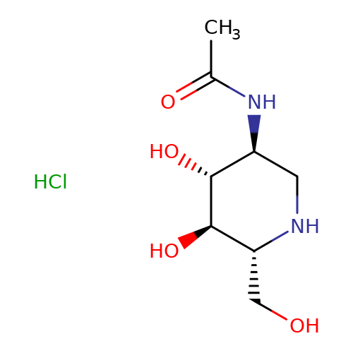 2-Acetamido-1,2-dideoxynojirimycin hydrochloride, BIOSYNTH (MA00005)
