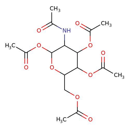 2-Acetamido-1,3,4,6-tetra-O-acetyl-2-deoxy-aD-galactopyranose, BIOSYNTH (MA08854)