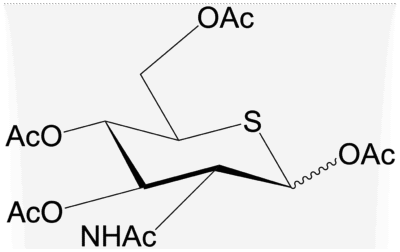 2-Acetamido-1,3,4,6-tetra-O-acetyl-2-deoxy-5-thio-aD-glucopyranose, BIOSYNTH (MA146798)