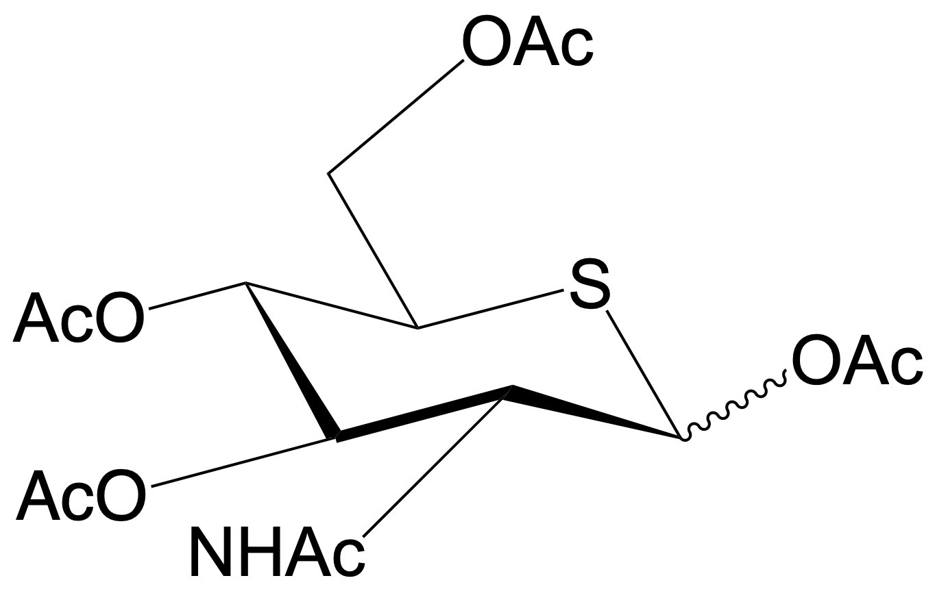 2-Acetamido-1,3,4,6-tetra-O-acetyl-2-deoxy-5-thio-aD-glucopyranose, BIOSYNTH (MA146798)